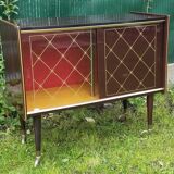 Furniture bar with wheels 70s