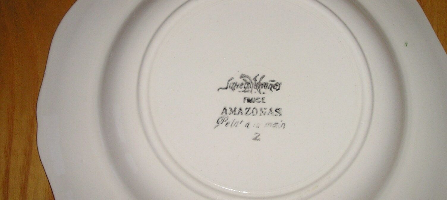 Table service 6 people Sarreguemines model "amazonas" 14 pieces