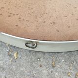 Large round vintage wall mirror diameter: 75 cm