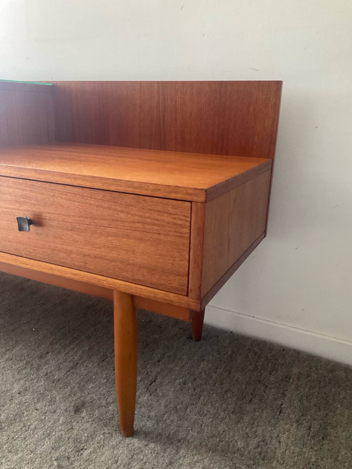 Console, Scandinavian teak sideboard, 1960s