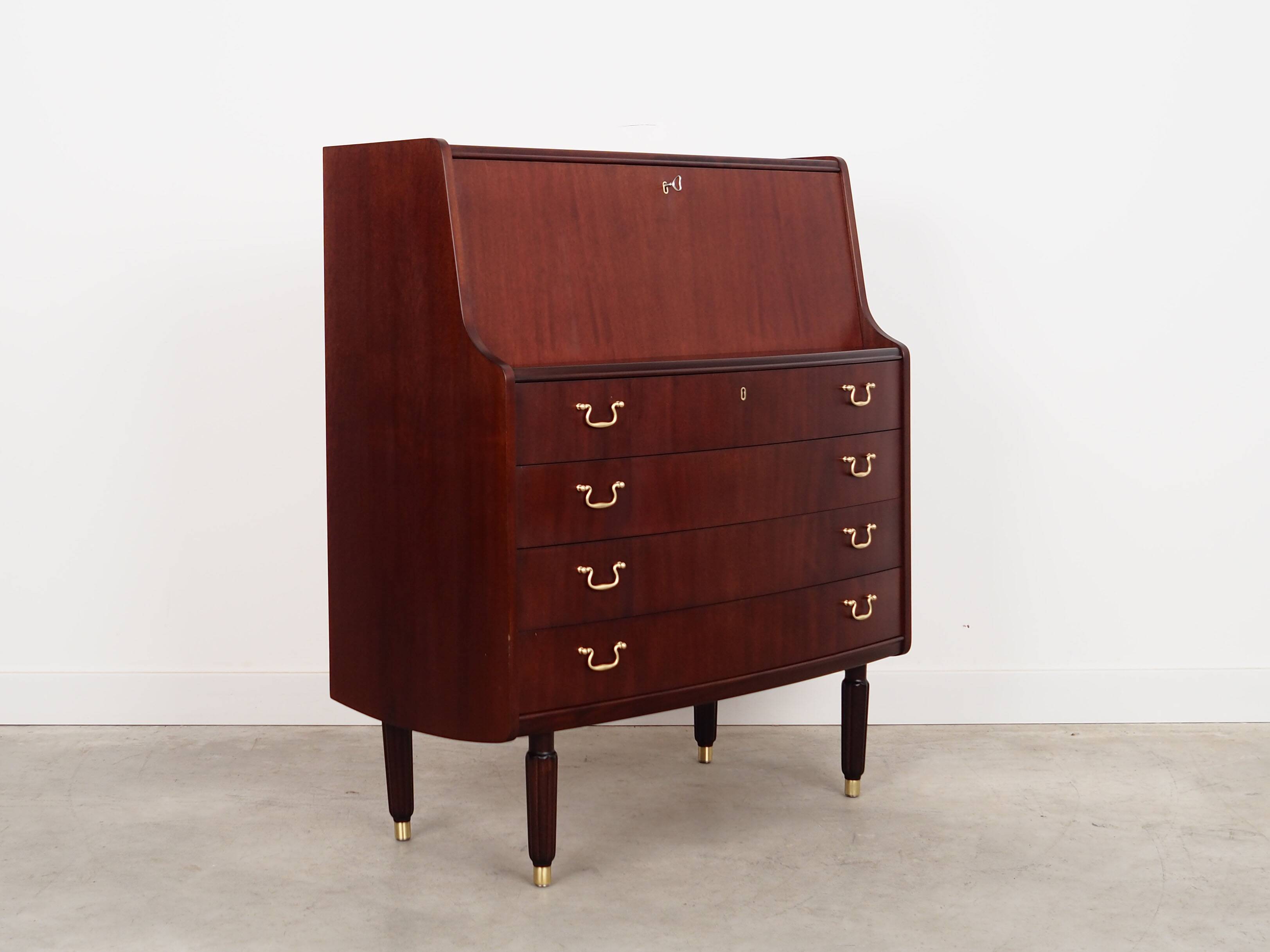 Mahogany secretary, Danish design, 1970s, manufacturer: PMJ Viby J