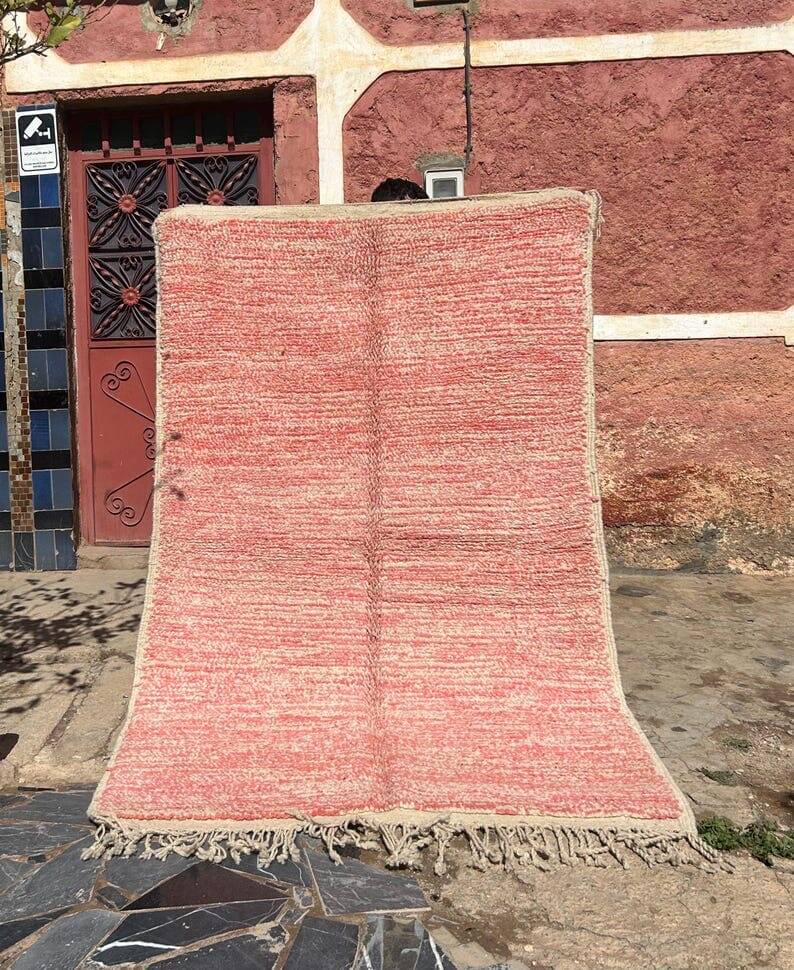 Handmade pure wool rug, size 100 x 200 cm