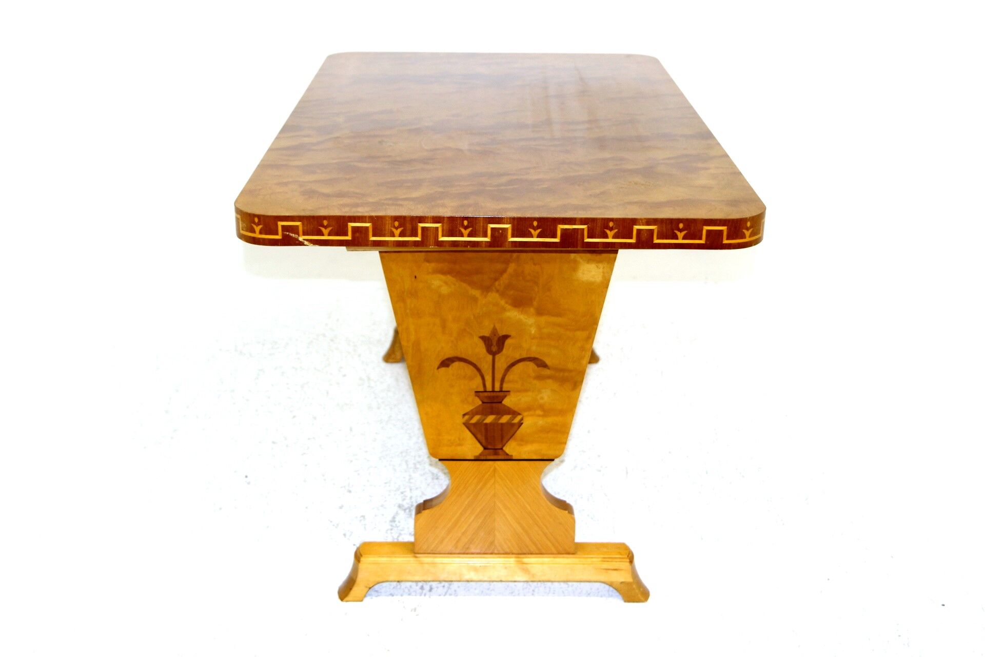 Birch dining table, Sweden, 1940s