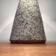 Vintage Postmodern Eno table lamp in glass and terrazzo from Ikea, 1990s.