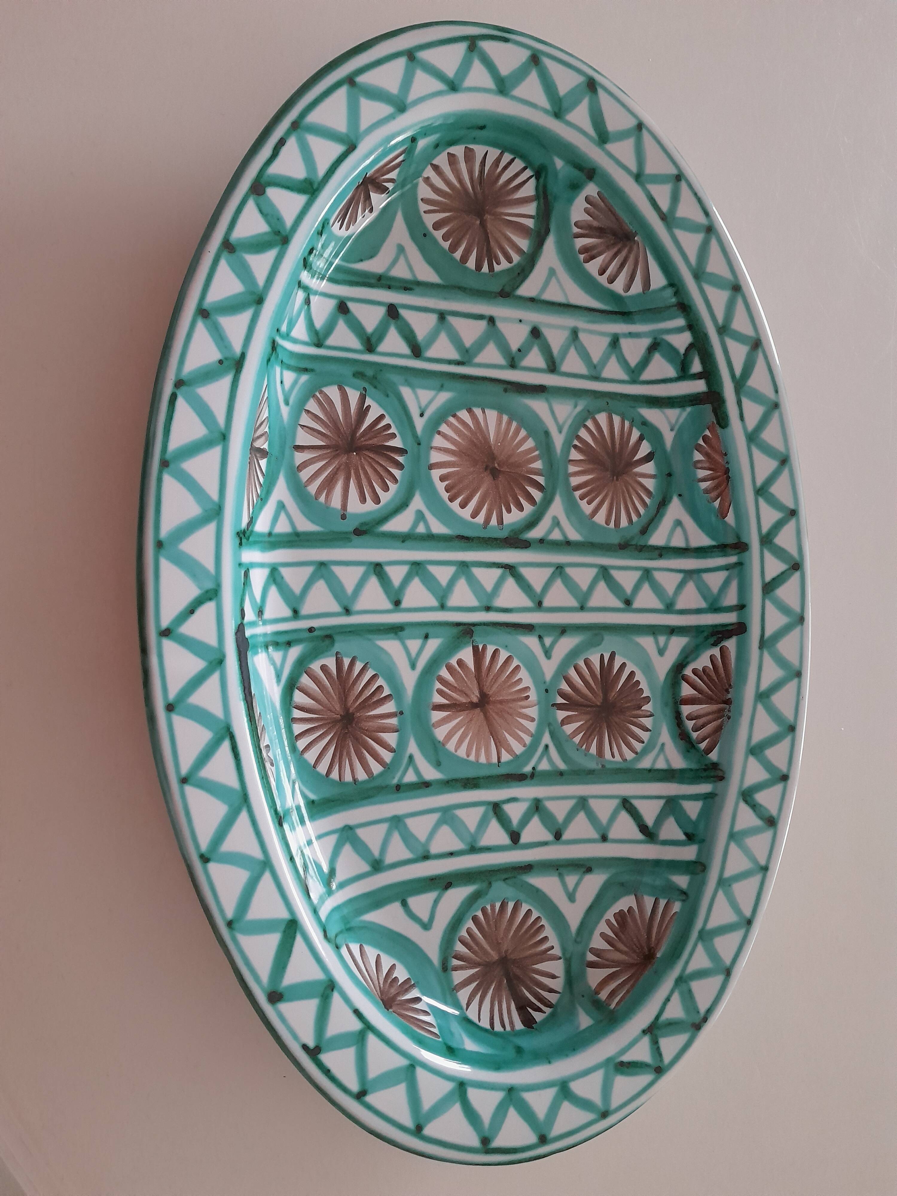 Large dish, Ceramic Robert Picault (1919-2000), Vallauris