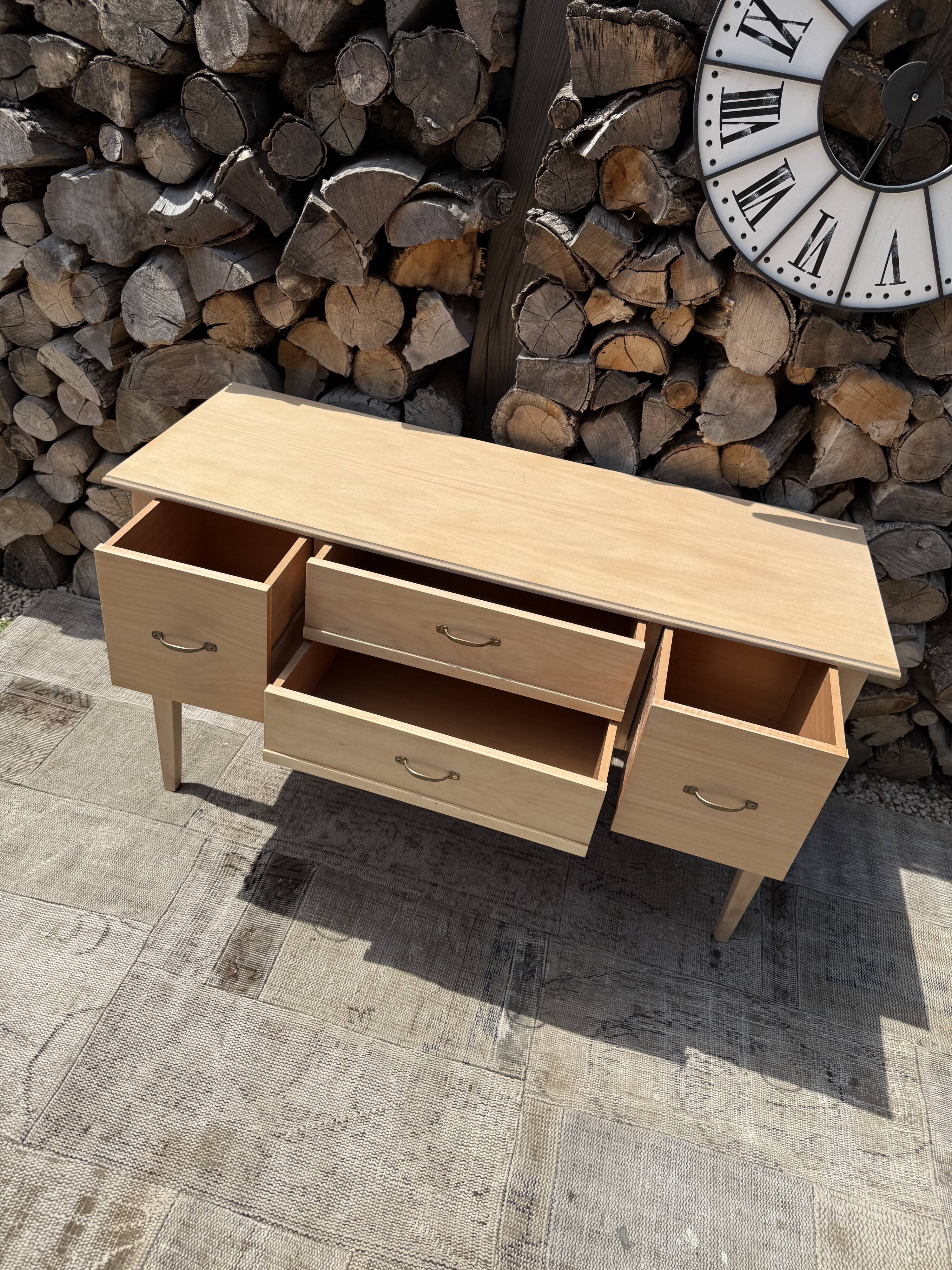 Small renovated antique buffet