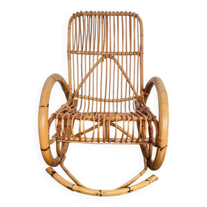 Fauteuil à bascule en - franco
