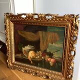 Painting signed Oil on canvas circa 1986 dimension: height -58cm- width -67cm-