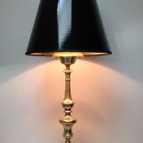 Lamp foot gilded bronze tripod height 50 cm