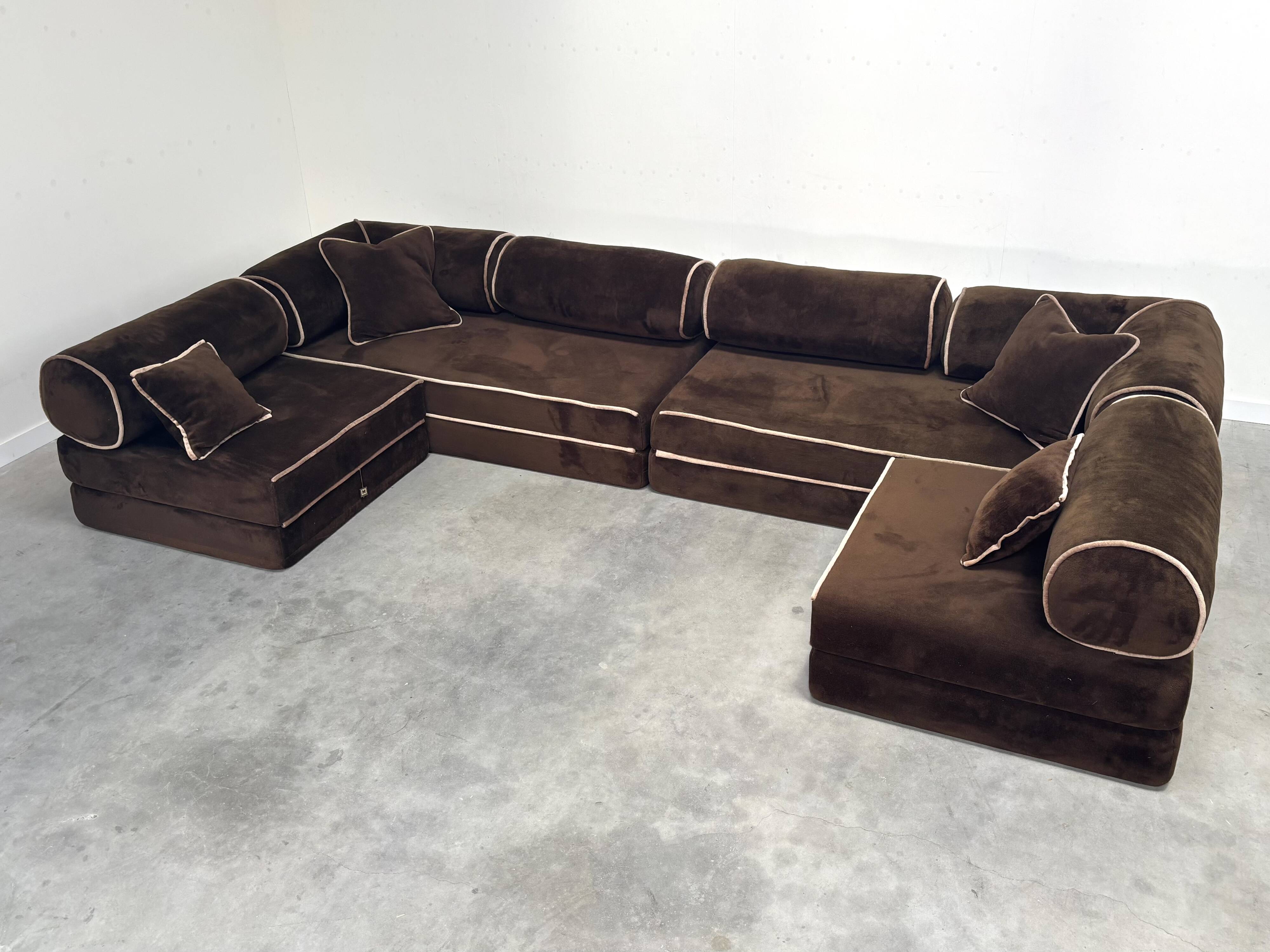 Ensemble de salon modulaire par RUF International, années 1970