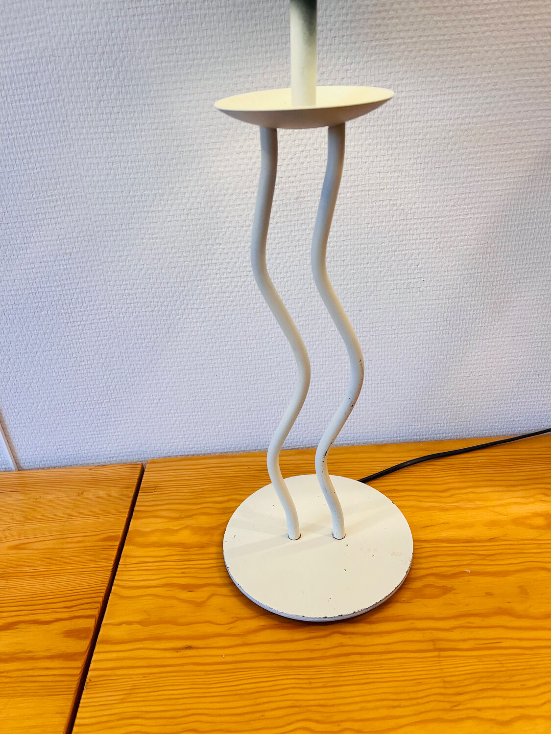 Pair of postmodern lamps from the 1980s.