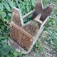 Petit tabouret en bois très ancien 