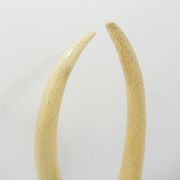 Paire de fausses défenses d'éléphant - 20ème siècle H:82cm
