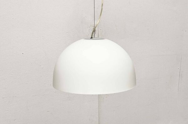 Lampe suspension en verre modèle Gaia postmoderne italien par Luciano Cesaro pour Tre Ci Luce, années 1980, lot de 2