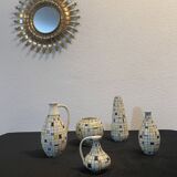 Lot of vases Villeroy and Boch ceramic vintage