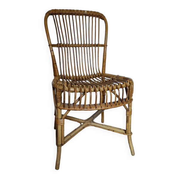 Chaise en rotin