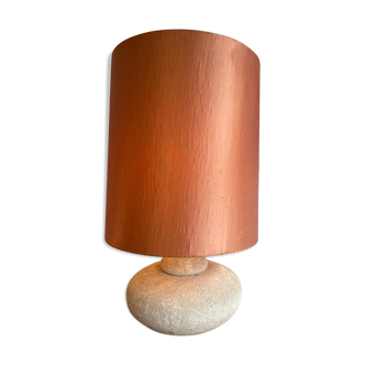 Natural stone table lamp