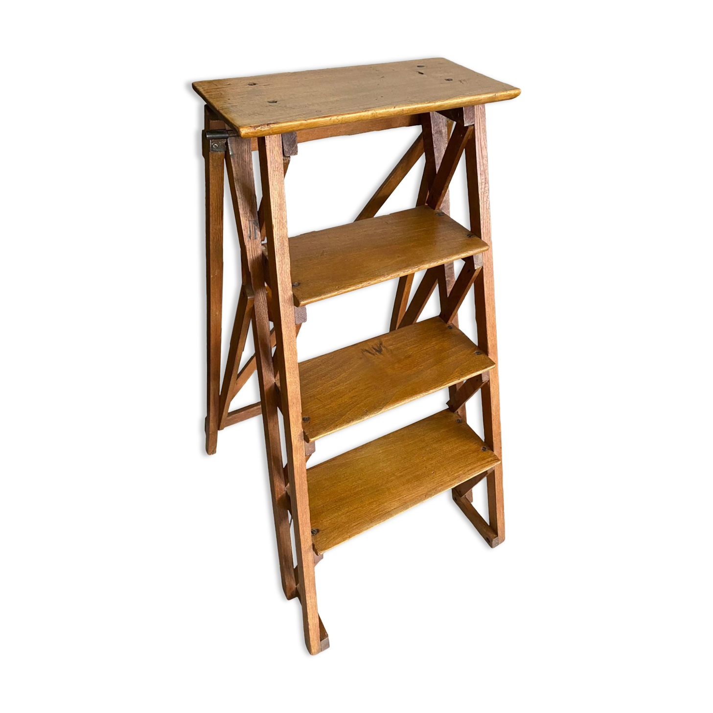 Vintage wooden stepladder