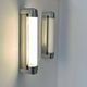 Pair of vintage wall lights, chromed metal, Italy 1970