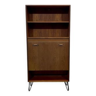 70s Teak Bar Library Shelf
