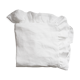 Flying tablecloth in white upcycled linen