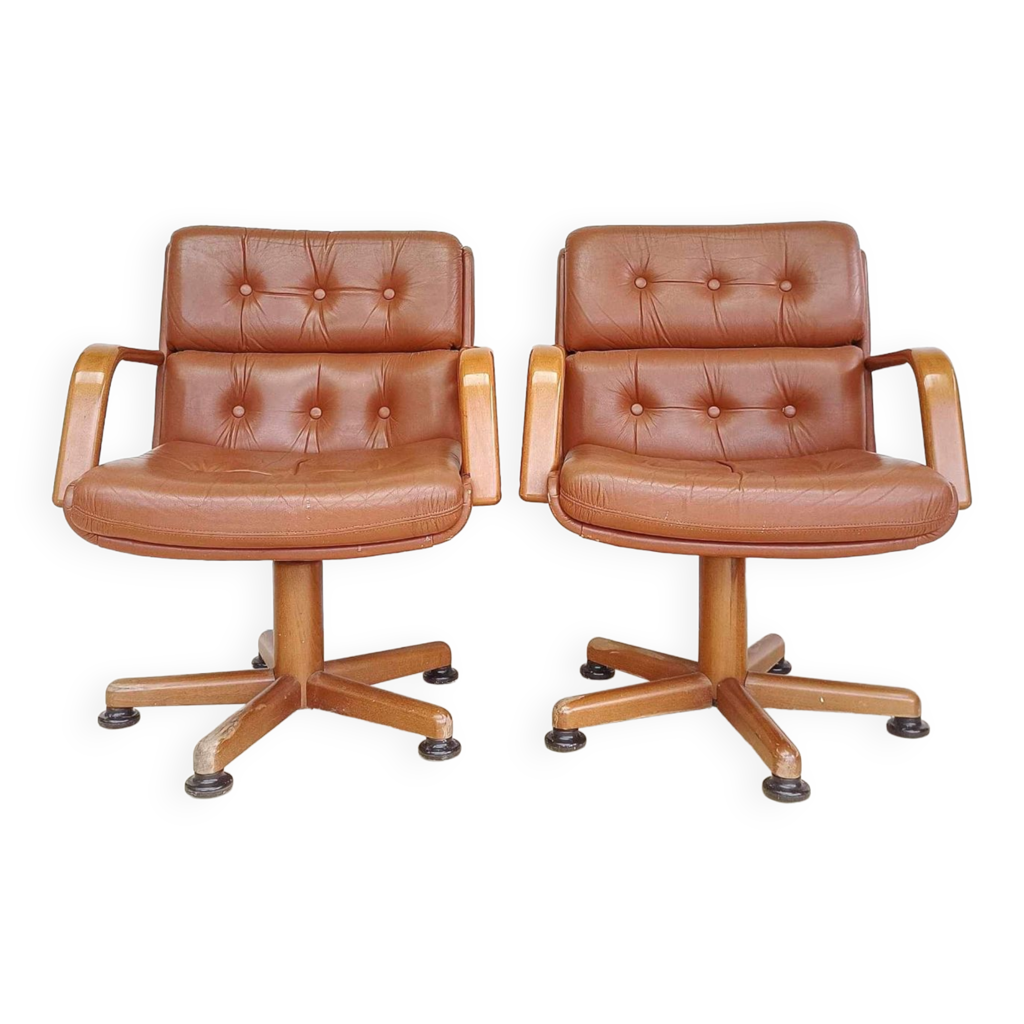 Pair of Co fe mo Armchairs