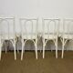 Série de 4 chaises bistrot vintage