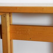 Table, bench and stools Les Arcs by Charlotte Perriand, France, 1960