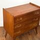 Vintage chest of drawers with compass feet