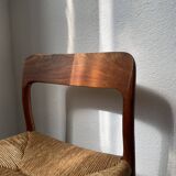 Model 75 straw chairs Niels O. Moller 1950