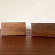 Wooden elephant bookends, handmade 1960