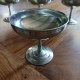6 stainless steel ice cream cups