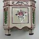 Pair of onion pots Samson 19th century Polychrome earthenware Strasbourg style Antique cache pots