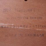 Pair of denmark chairs scandinavian design 1960s vintage 70s 1970s