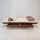 Teak Daybed with Hermes Cushions and Bolster, 1960s