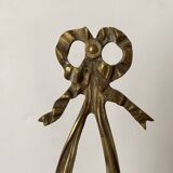 Paire d'appliques anciennes en bronze doré , style louis XVI