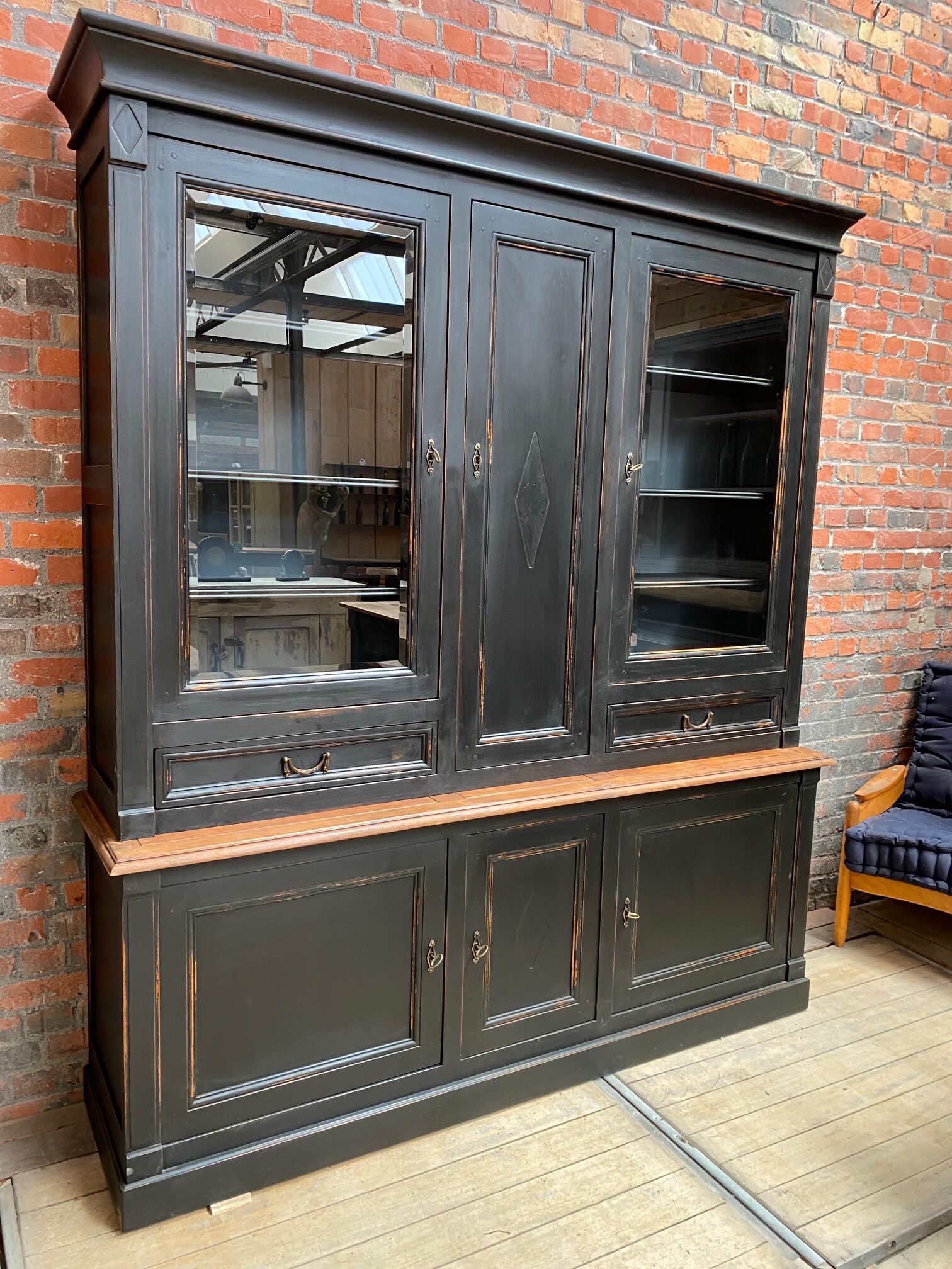 Patinated cherry furniture
