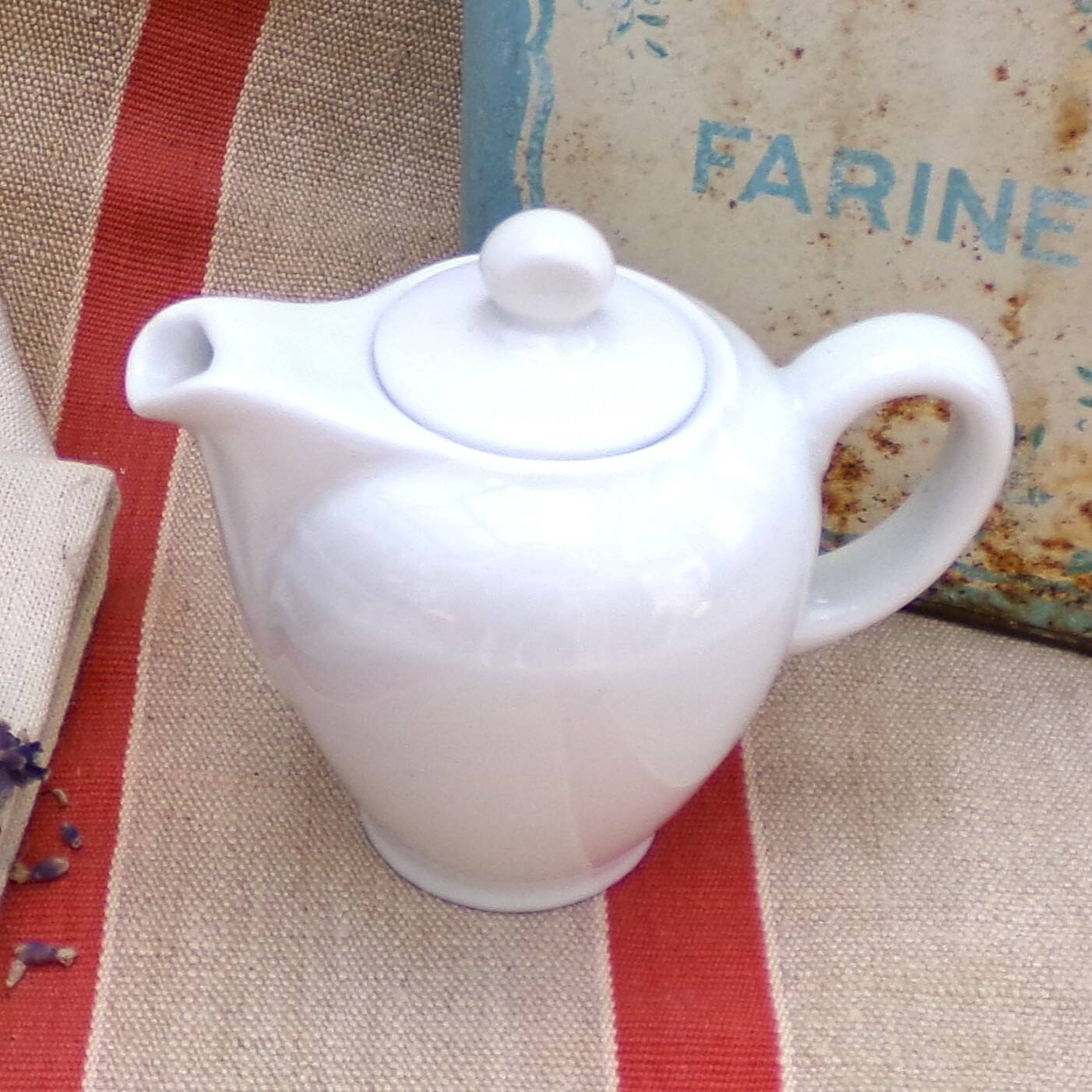 Petit pot à eau chaude/crémier/pot à lait bavarois vintage Eschenbach Rosen