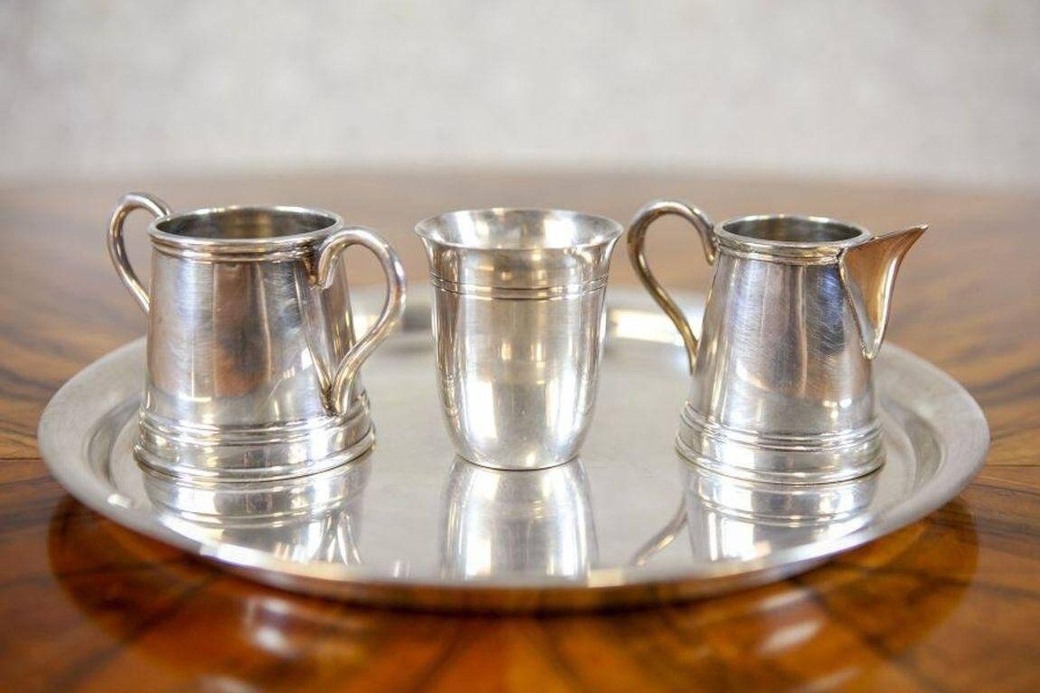 Silver Plated Sola Coffee Set, 1920s, Set of 5