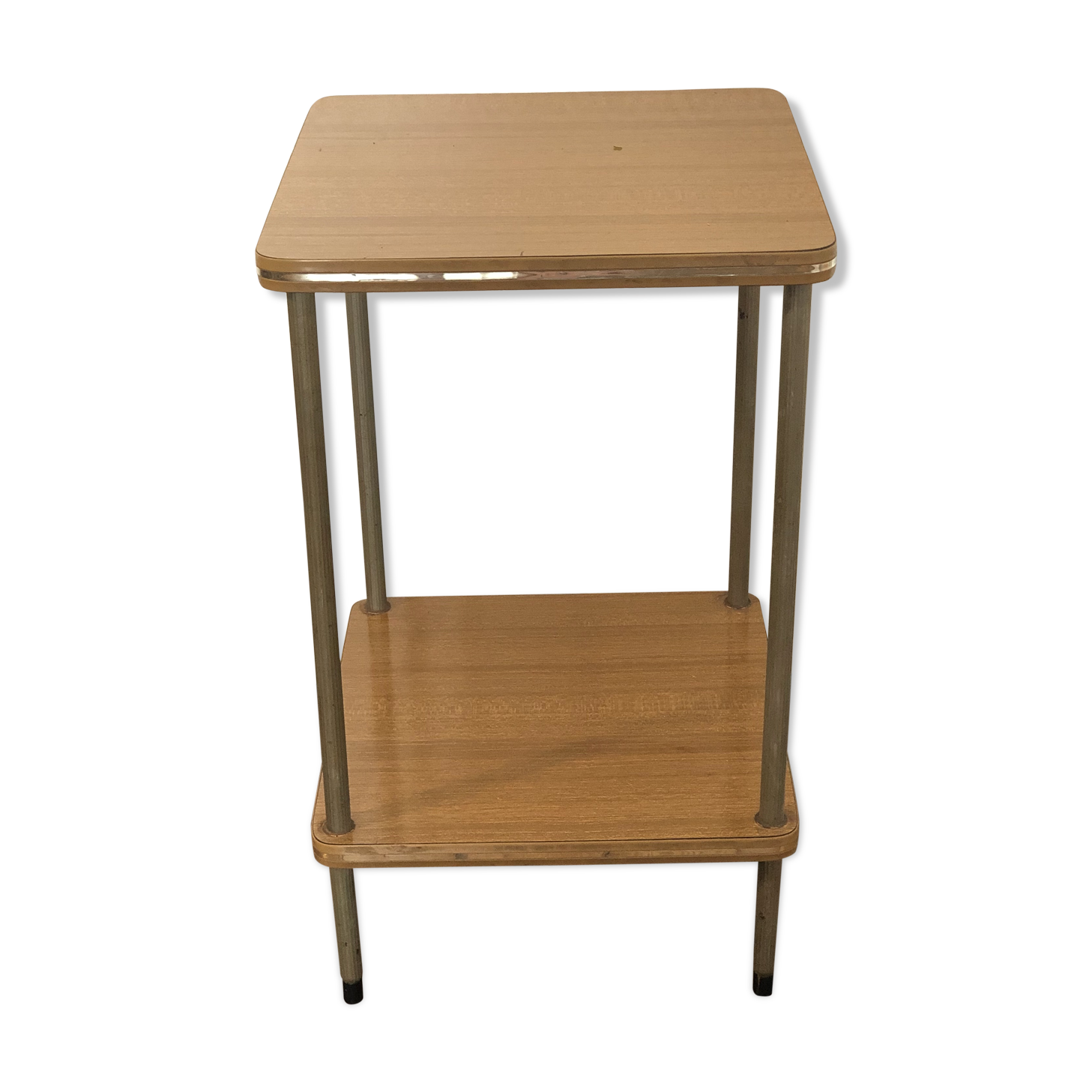 Formica and brass saddle