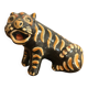 Figurine Animal Sculpture Glazed Terracotta Tiger Alebrije Mexico 2/2