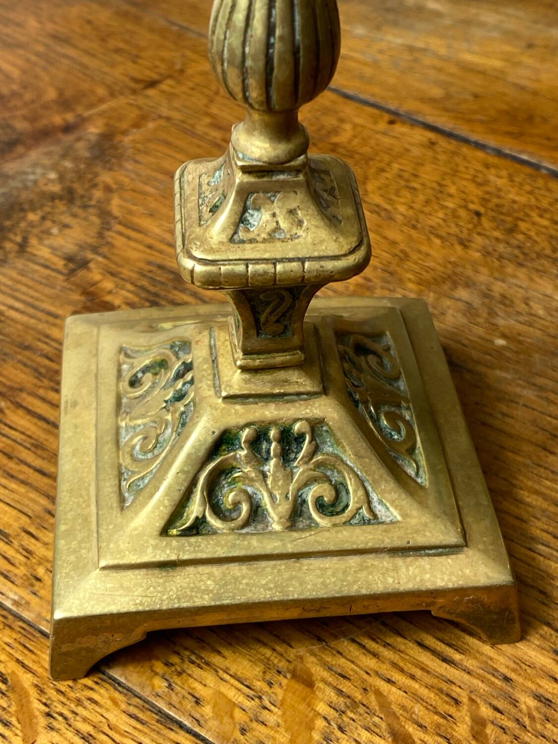 Bronze candlestick