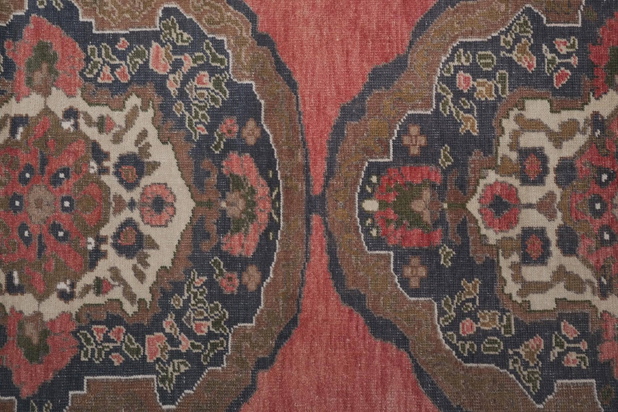 Vintage Turkish hallway rug 86x685 cm