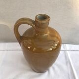 Old Bottle - Anse Ceramics Enamelled Brown Brown 70s Vintage