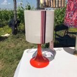 Red seventies lamp