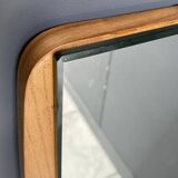 Miroir en bois, années 1960