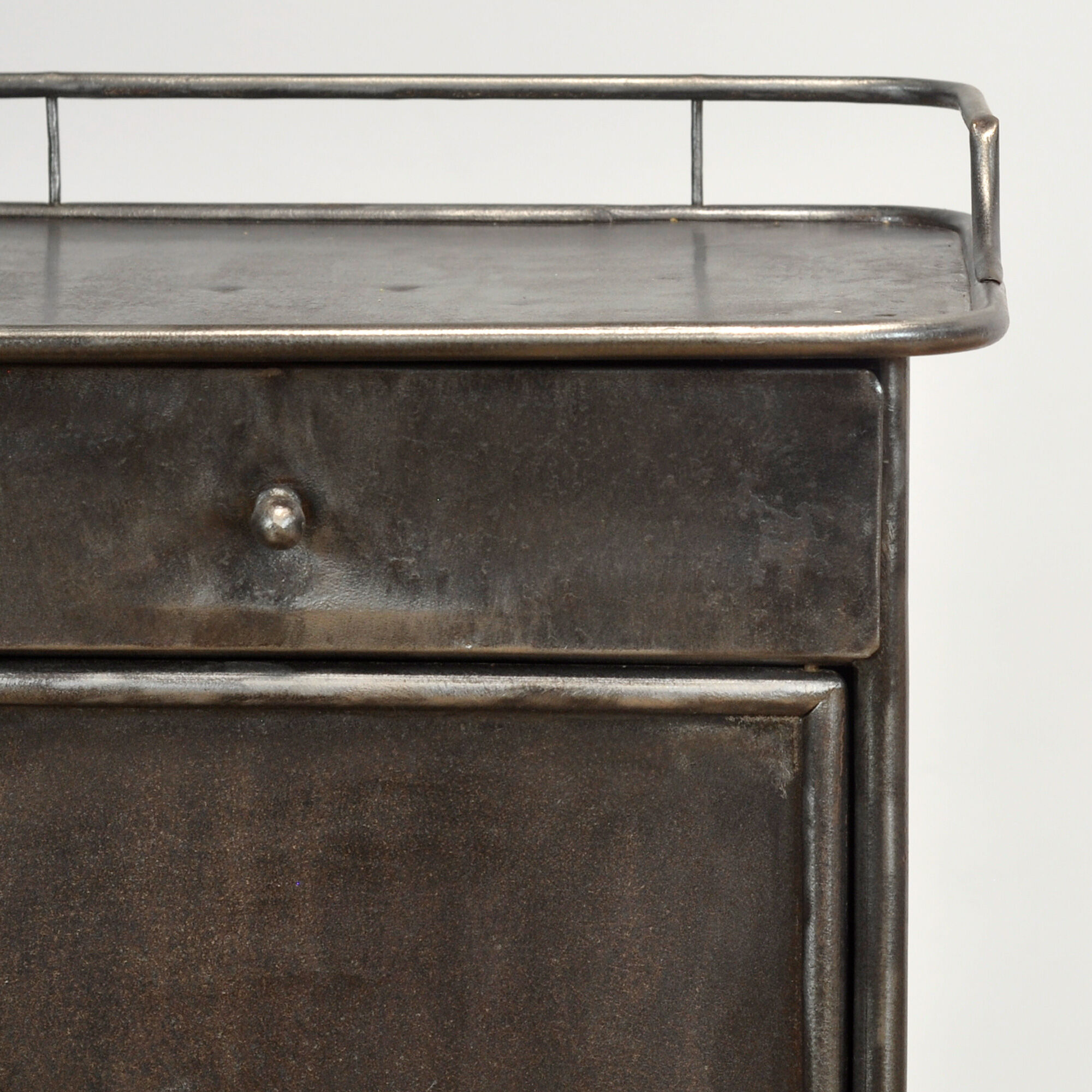 Iron bedside table, 1910s