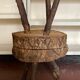 Pair of mountain coffee tables made of wooden logs from the 1970s.
