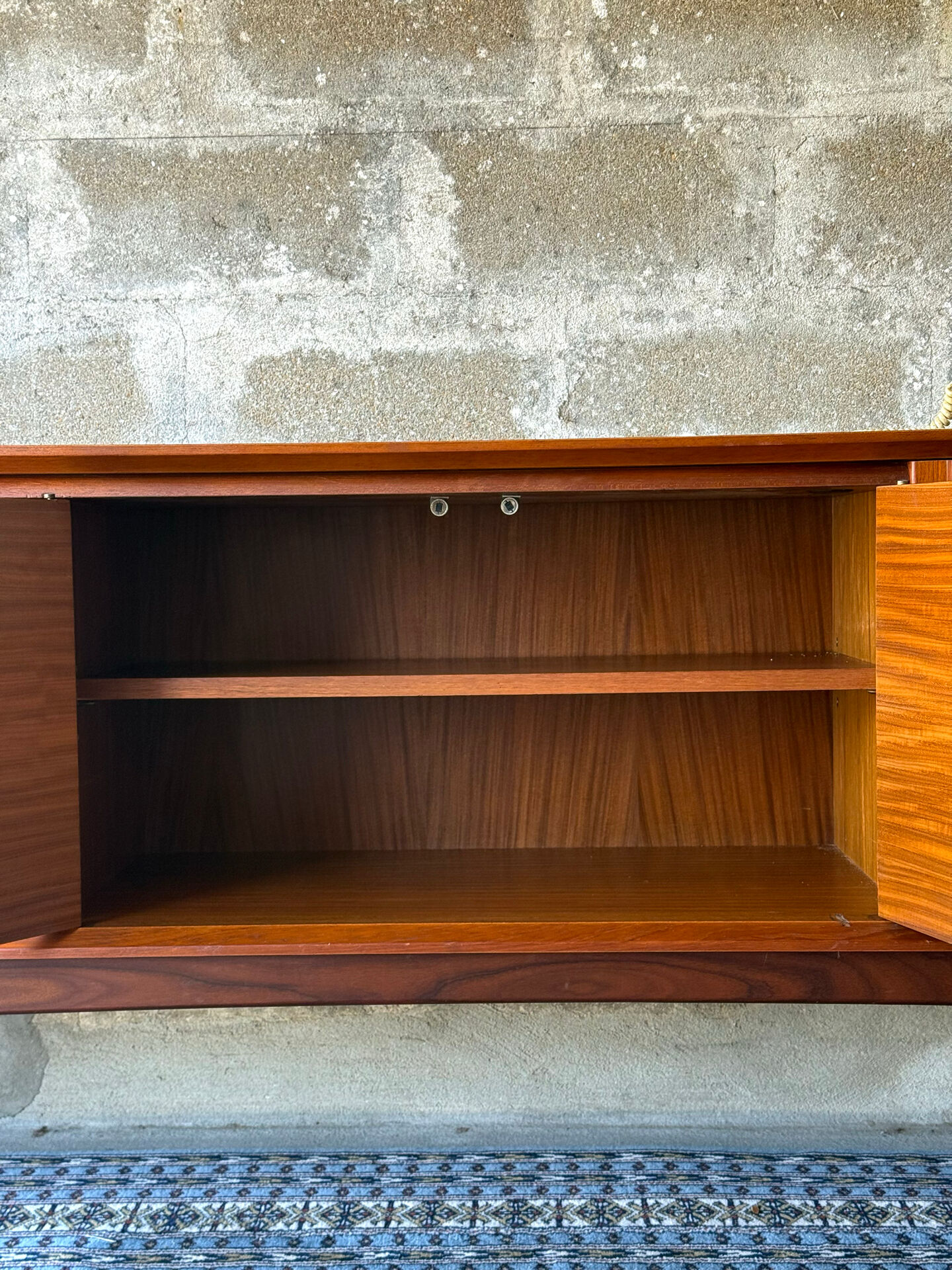 Vintage Scandinavian teak sideboard, 1960.