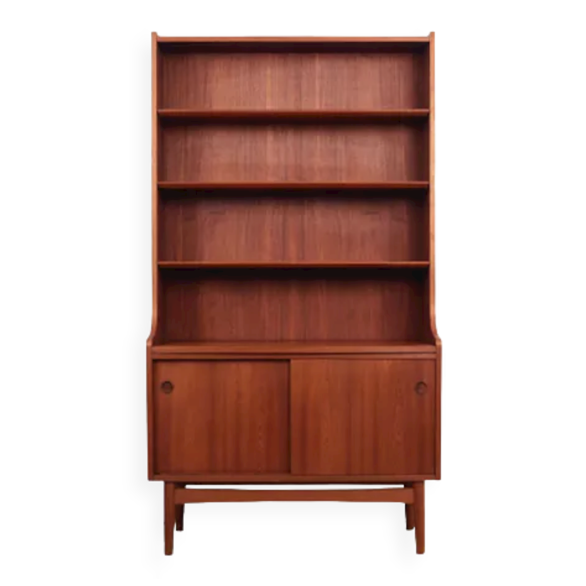 Teak bookcase, Danish design, 1960s, designer: Johannes Sorth, production: Bornholm